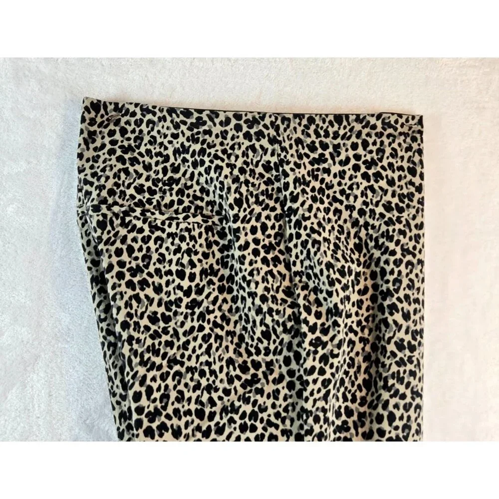 Leopard Print Ankle Pant Skinny Stretch Sz 12 A New Day Cheata High Rise Sexy - Picture 12 of 14